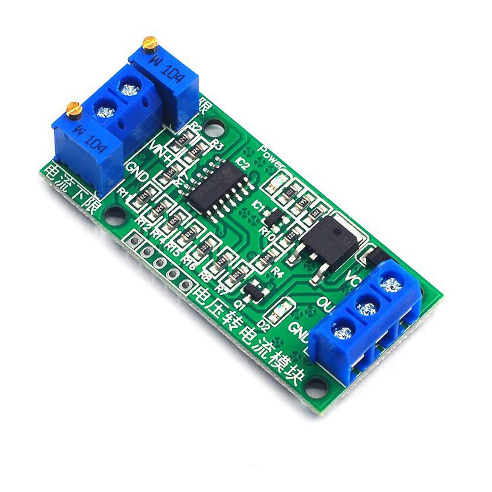 5 Voltage To Current Transmitter Signal Conversion Module 0~5V 3.3V 5V to 4-20mA