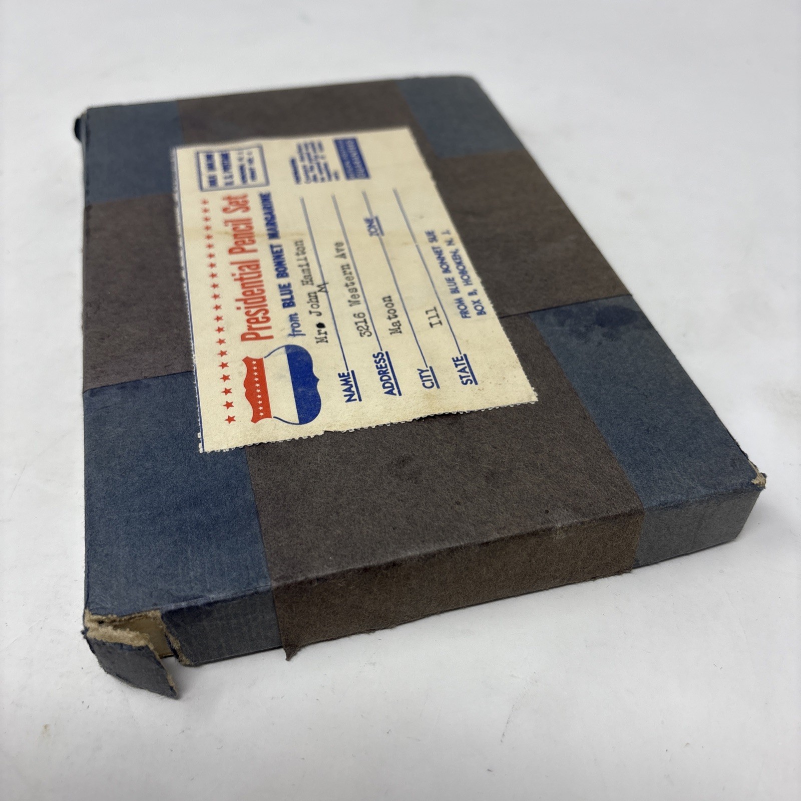 Blue Bonnet Set of 34 US United States PRESIDENTS PENCILS Advertisement Promo