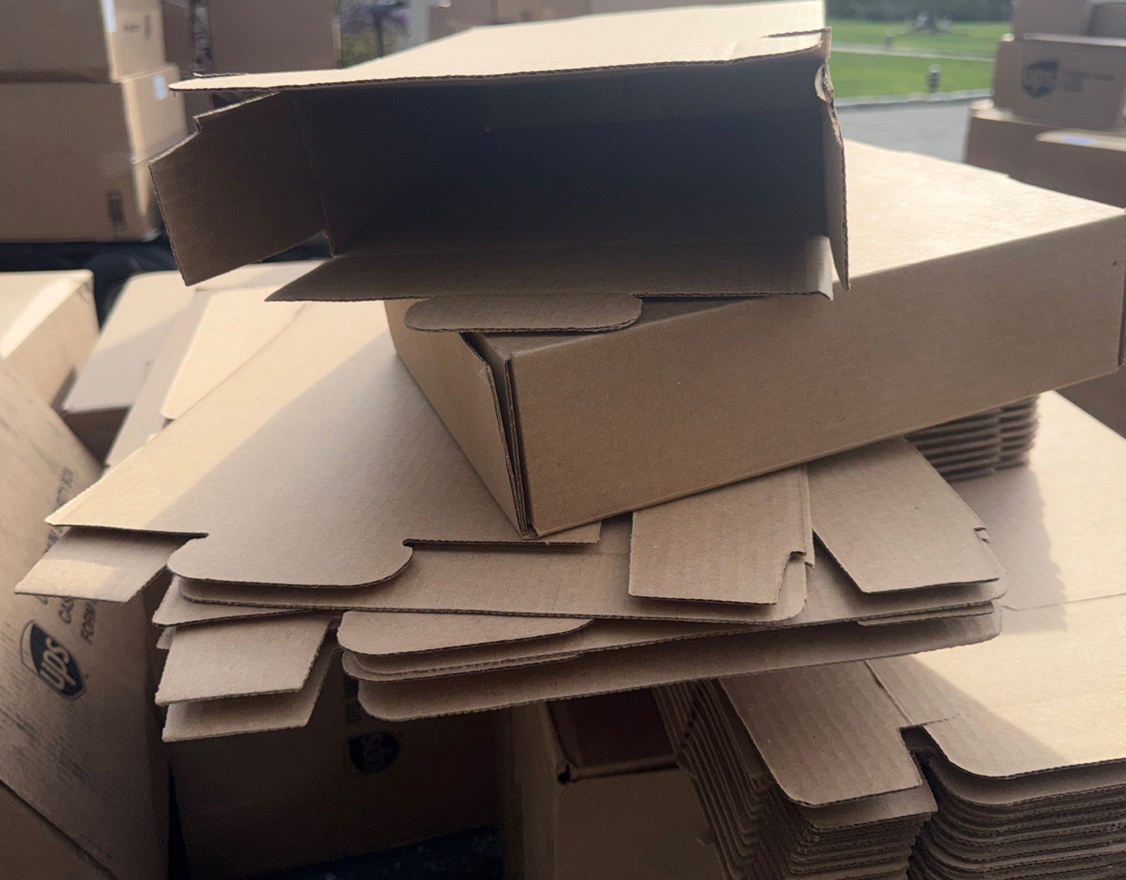 50 Pieces 10″ x 3″ x 12.5″ Corrugated Security Mailer Shipping Box