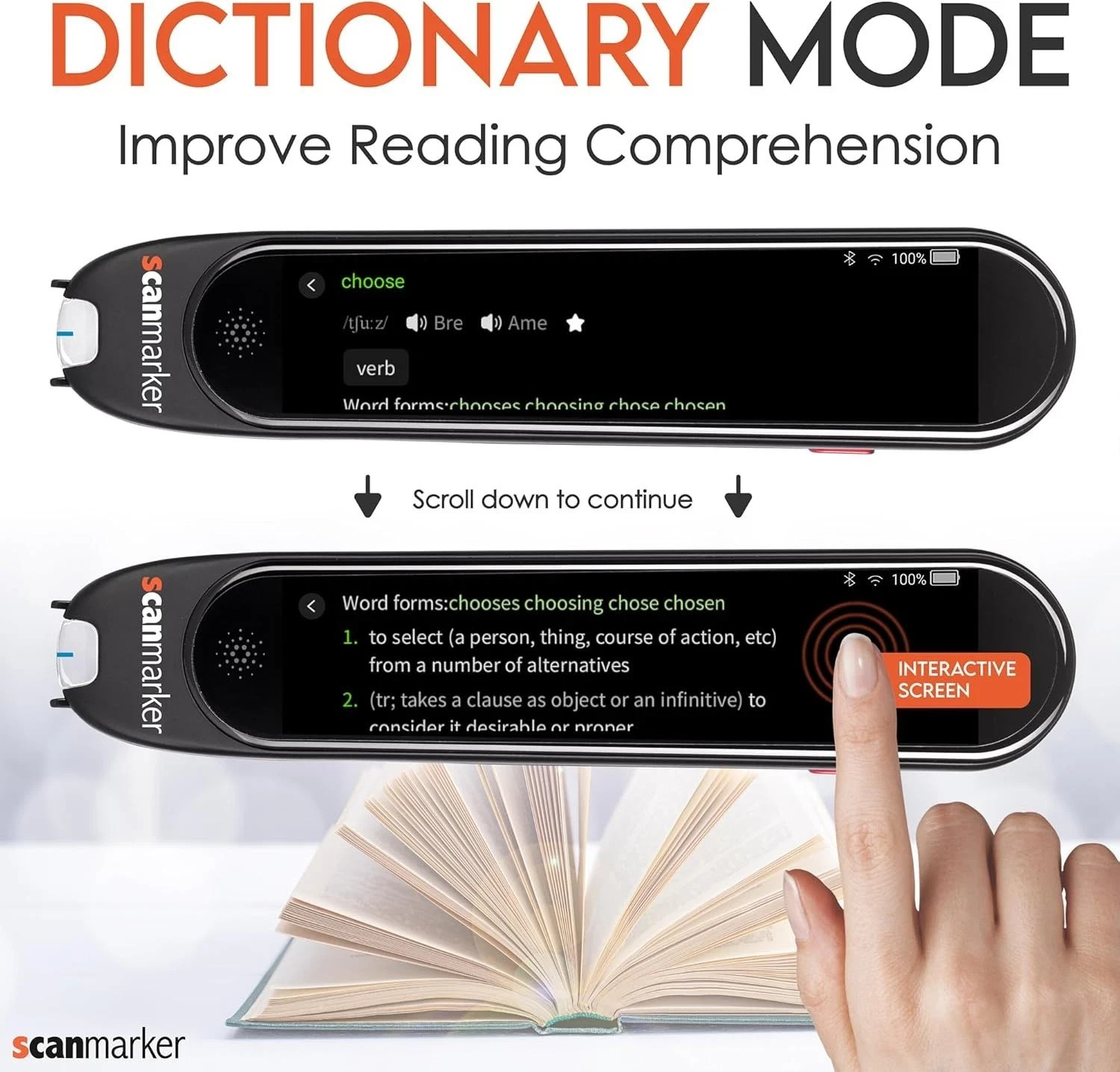 Scanmarker Pro Translation Pen Reading Pen for Dyslexia Reading Support – SEALED