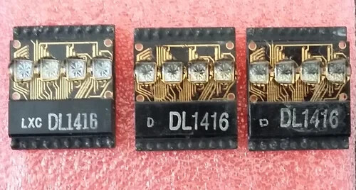 5Pcs Lot Litronix DL1416 Red 4-Digit 16-Segment LED DISPLAY