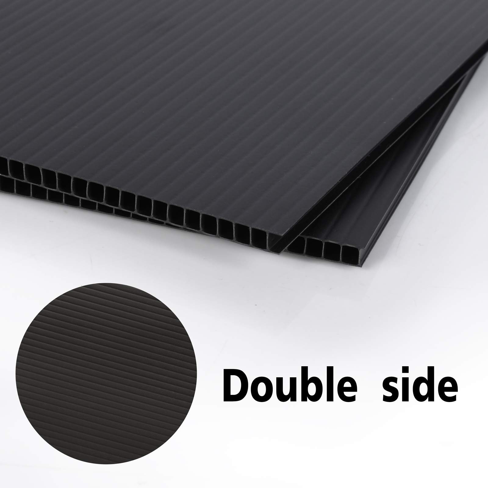 Corrugated Plastic Sheet for Indoor and Outdoor Use – 3/16 Inch Thick Poster …