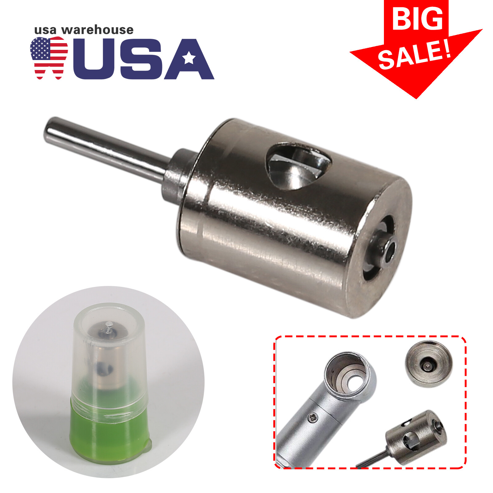Dental Cartridge Turbine Rotor Canister For SEASKY High Speed Handpiece Y1BA4/2