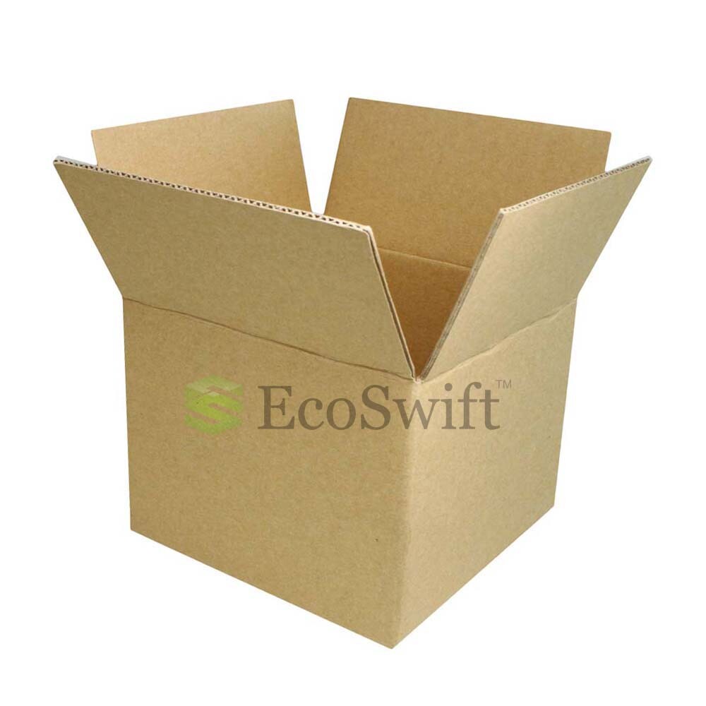 1-200 3x3x3 “EcoSwift” Cardboard Packing Mailing Shipping Corrugated Box Cartons