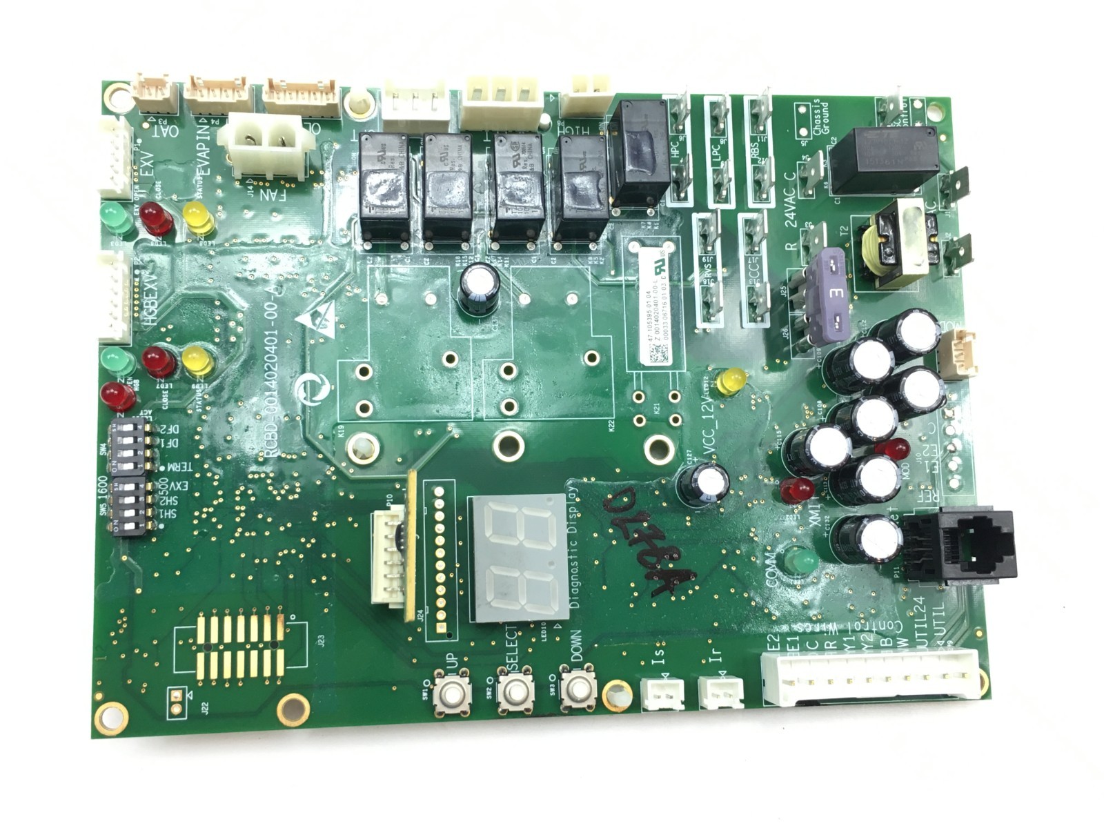 Rheem Ruud 47-105395-01-04 Heat Pump Defrost Control Board used #D276A