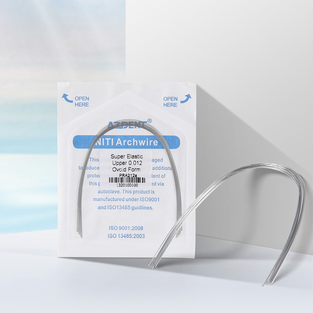 US Dental Orthodontic Brackets Braces/ Super Elastic Niti Arch Wires Ovoid Sets