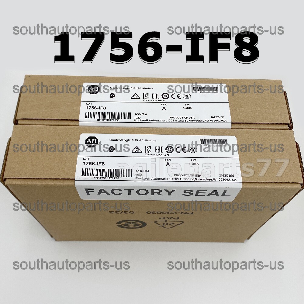 NEW OPEN BOX 1756-IF8 AB ControlLogix Point A/I Module 2023 1756IF8 US Stock