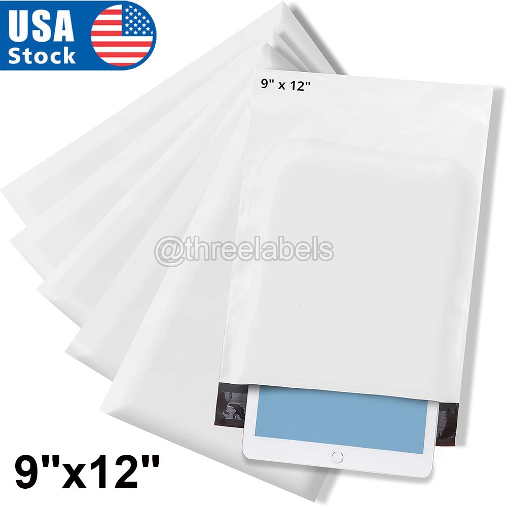 9″x12″ Poly Mailers Shipping Bags Envelopes Self Seal Packing Mailing Bag 2.5Mil