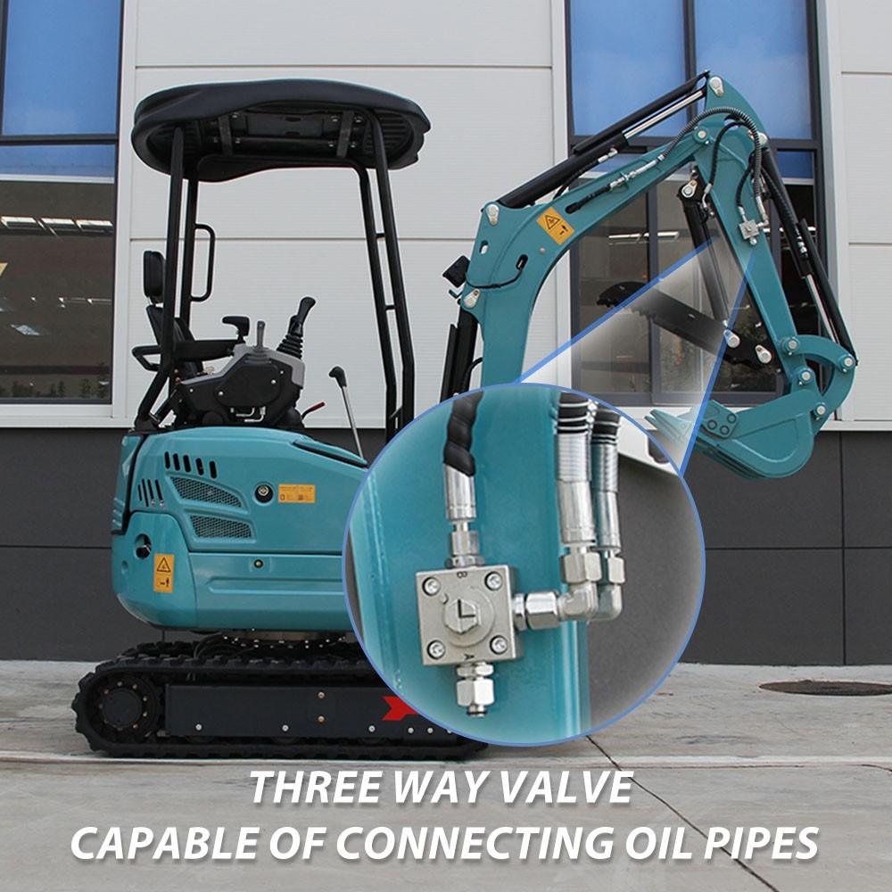 2.5 Ton Mini Excavator Kubota D902 Diesel EPA Expandable Tracks Side Swing