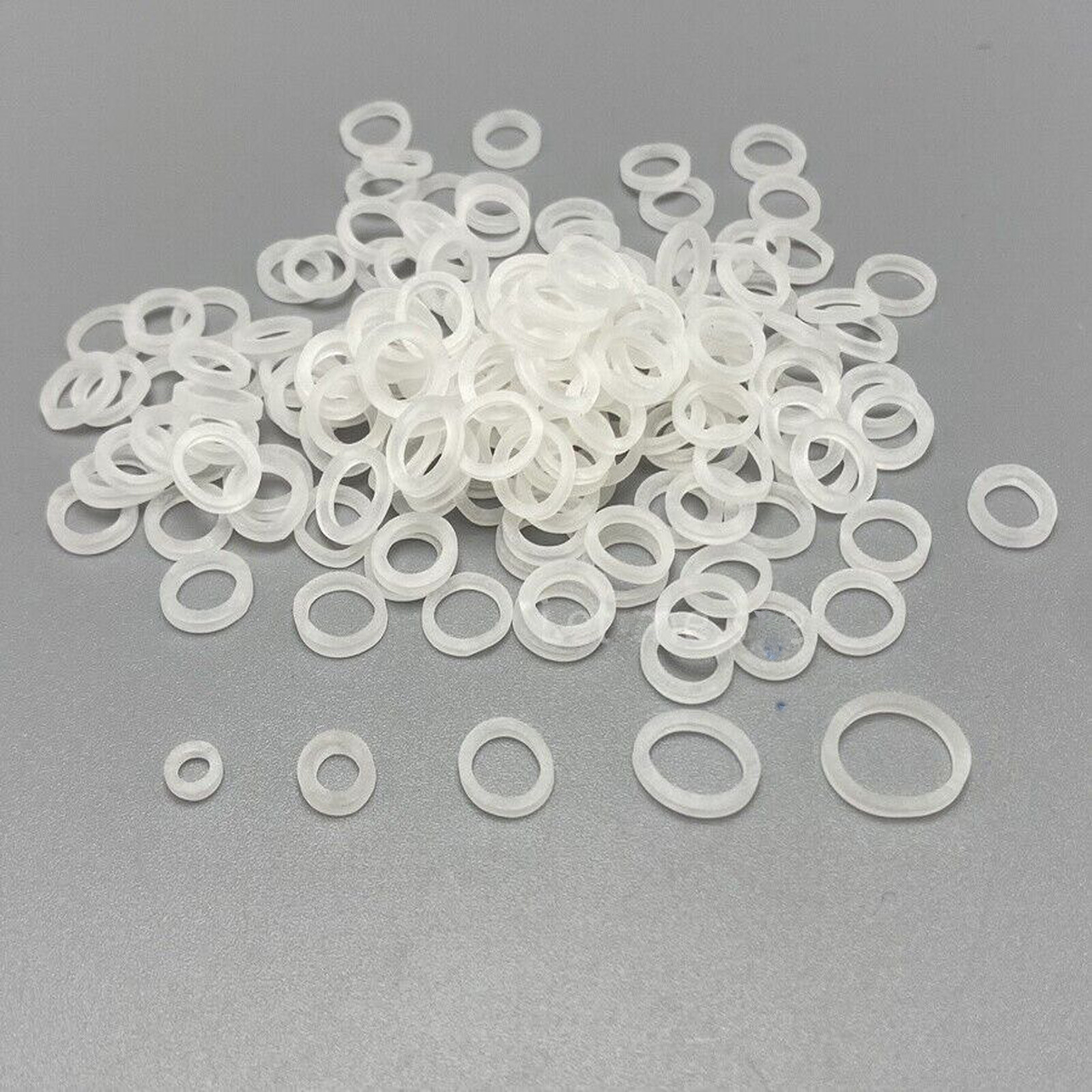 100 Pcs Dental Orthodontic Intraoral Elastic Latex Rubber Band Clear FDA