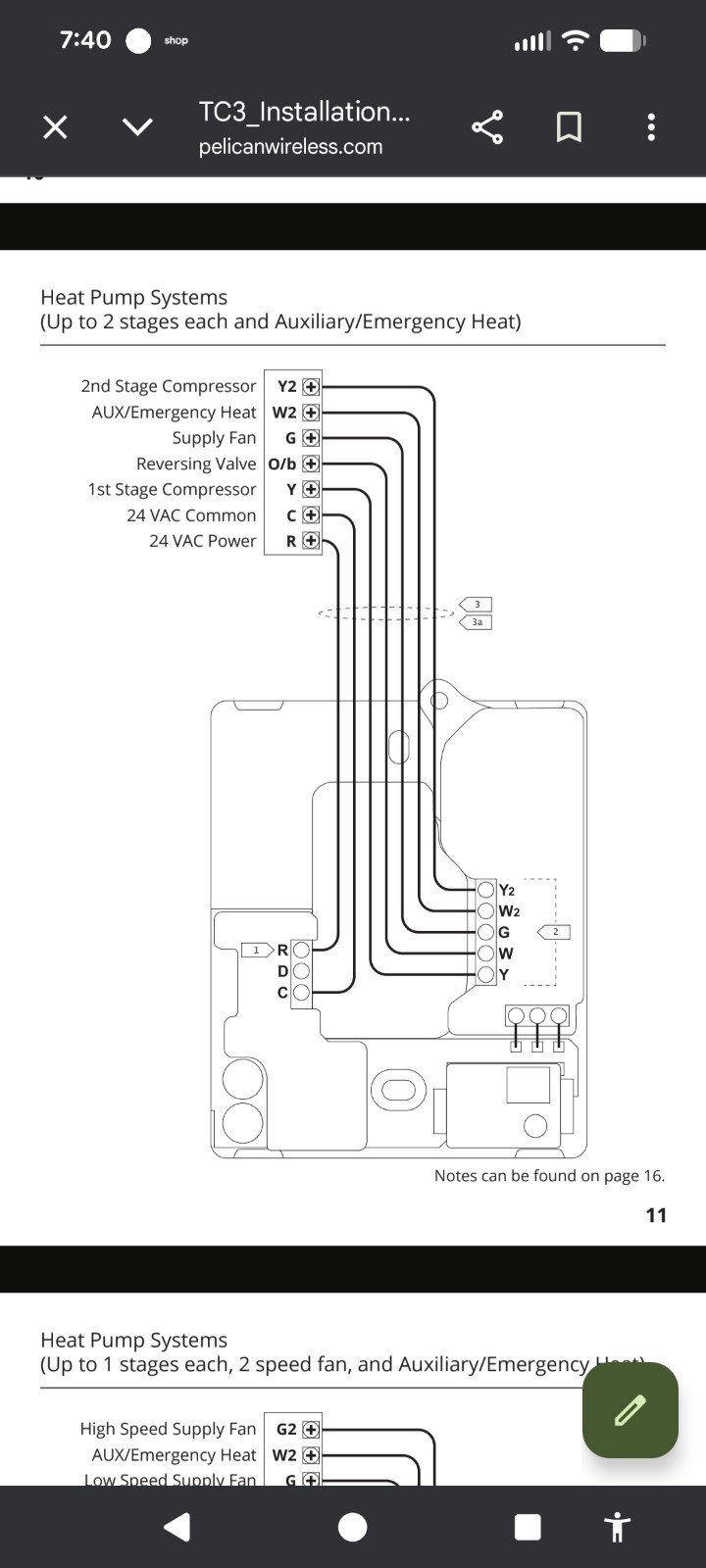 Pelican TC3 Wireless Thermostat