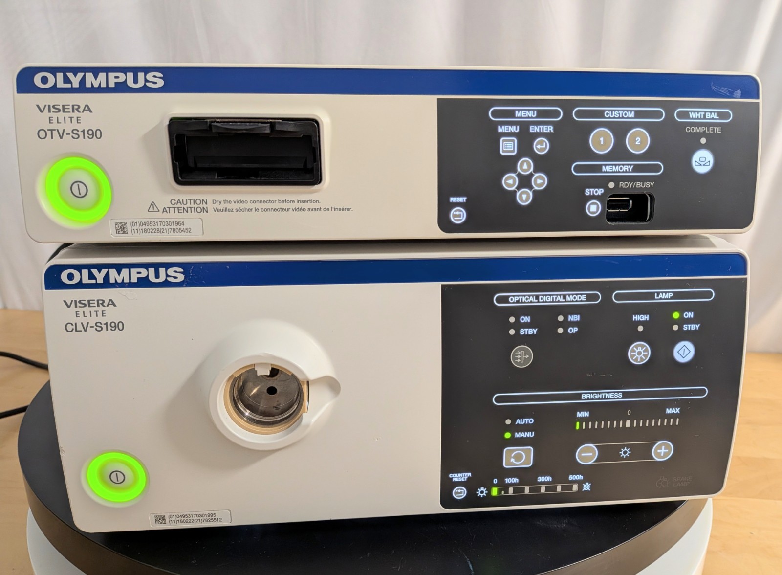 Olympus Visera Elite CLV-S190/OTV-S190 Light Source/Video System