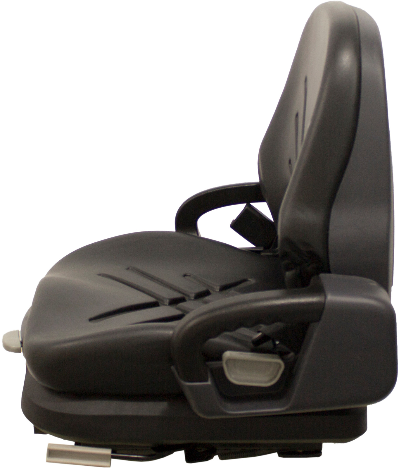 Universal Black Vinyl Forklift Suspension Seat fits Doosan etc