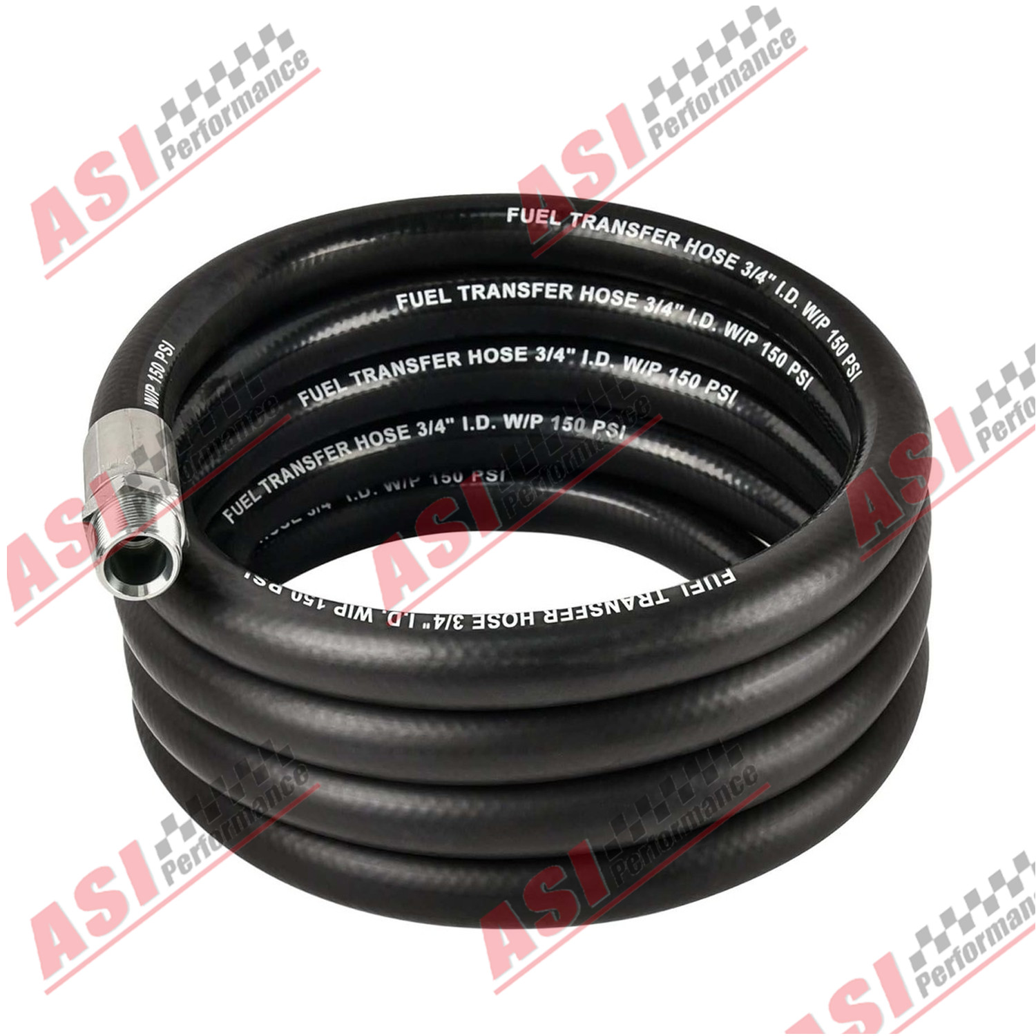 20FT 3/4” Fuel Transfer Hose for Gasoline Diesel Dispensing Kerosene NEW