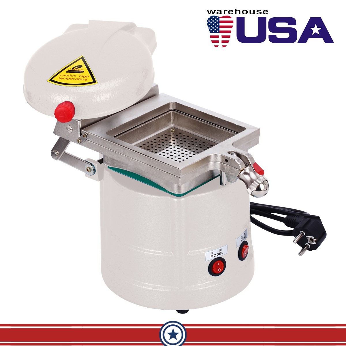 Dental Vacuum Former Lab Forming Molding Machine Thermoforming Tray Retainer