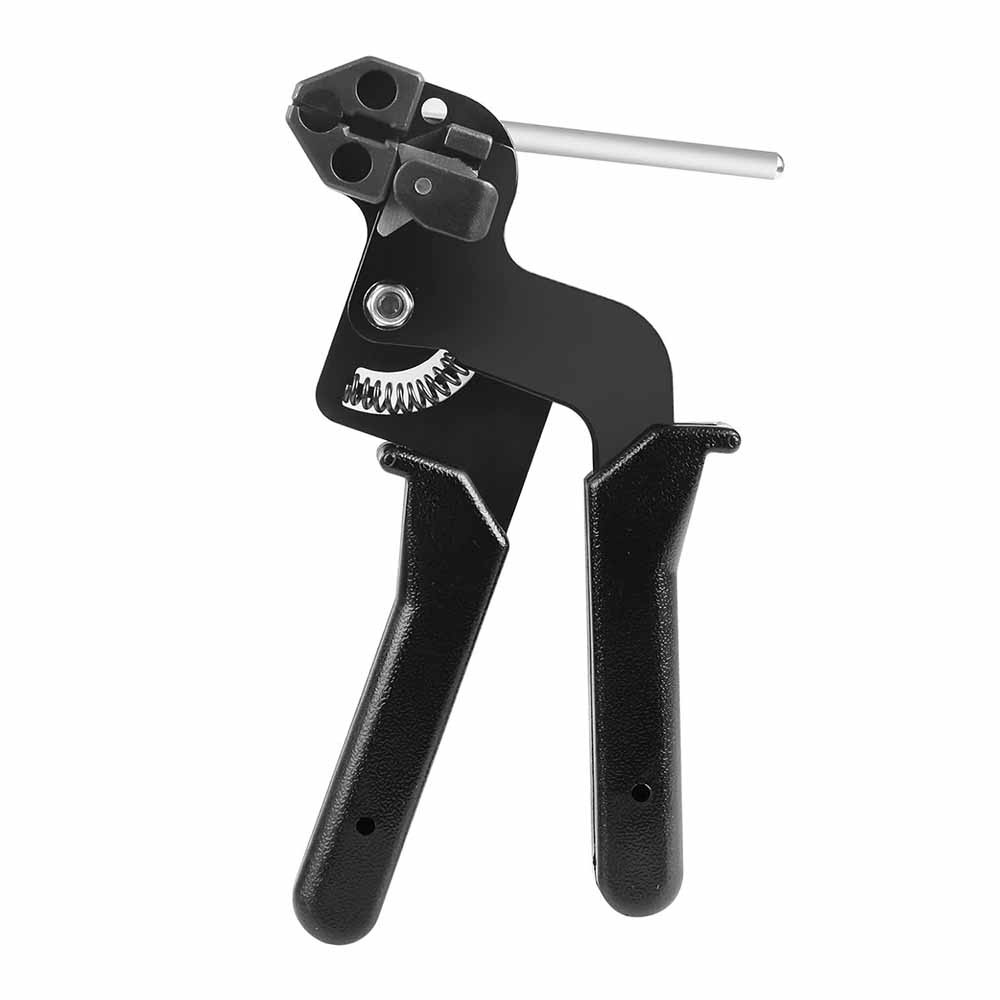 Cable Tie Tool Gun Stainless Steel Cable Tie Tool Repair W/200PCS Metal Zip Ties