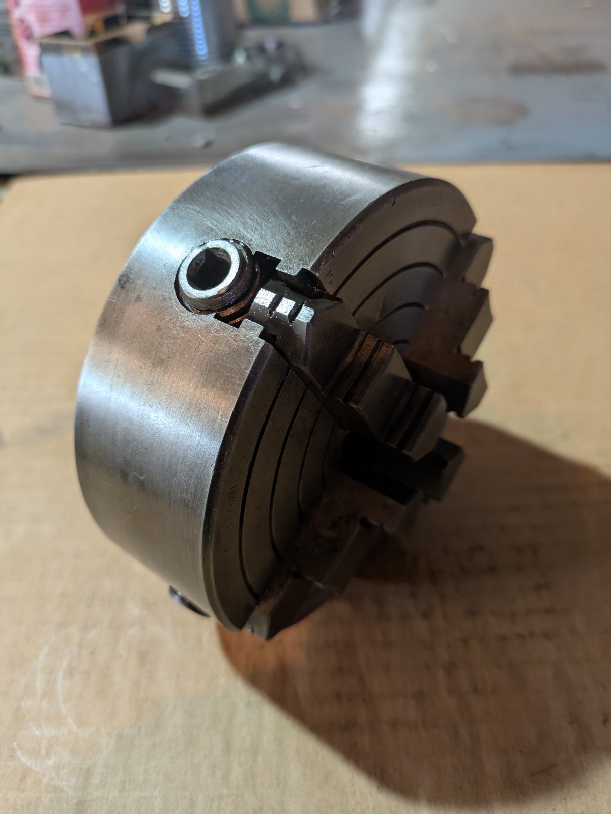 HARDINGE 5″ 4 JAW CHUCK TAPER MOUNT