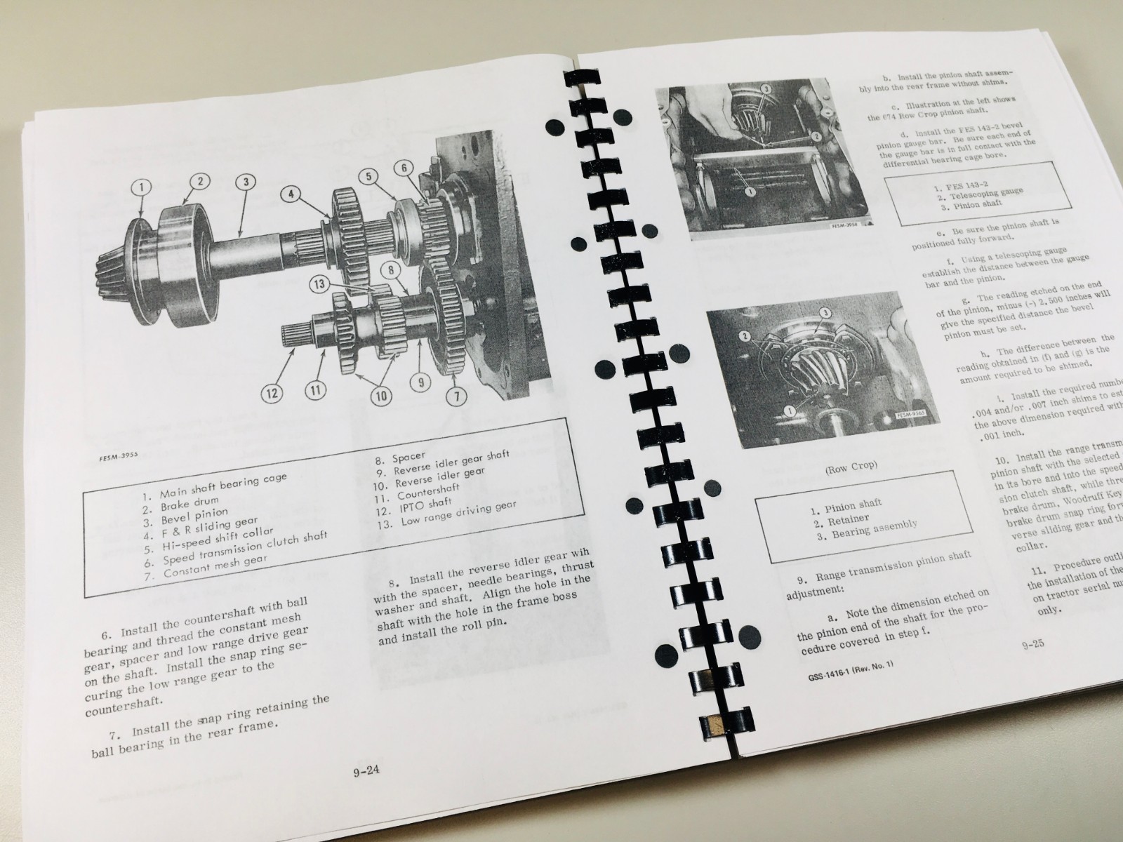 International Harvester 454 464 484 574 584 674 Tractor Factory Service Manual