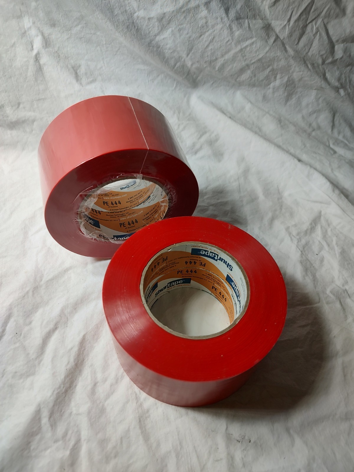 Shurtape PE 444 UV-Resistant Polyethylene Tape Red 16 – 72mm x 55m or 2.83″x180′