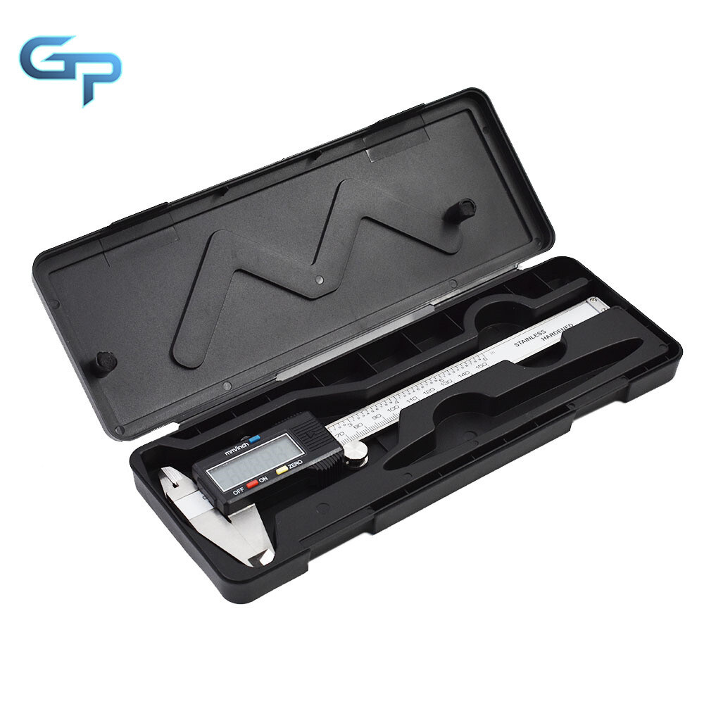 Electronic Digital Caliper 0 – 150mm Vernier Caliper Tester Stainless Steel LCD