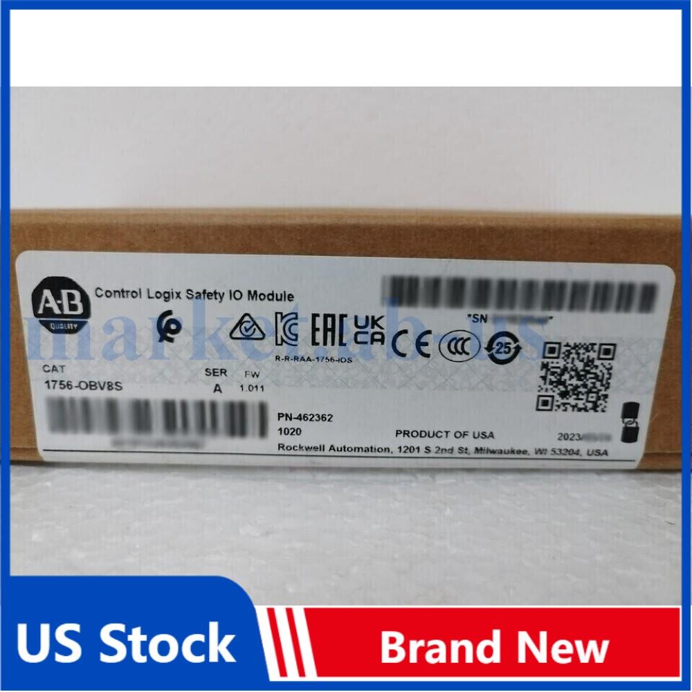 New Sealed Allen Bradley 1756-OBV8S ControlLogix Safety IO Module US Free Tax
