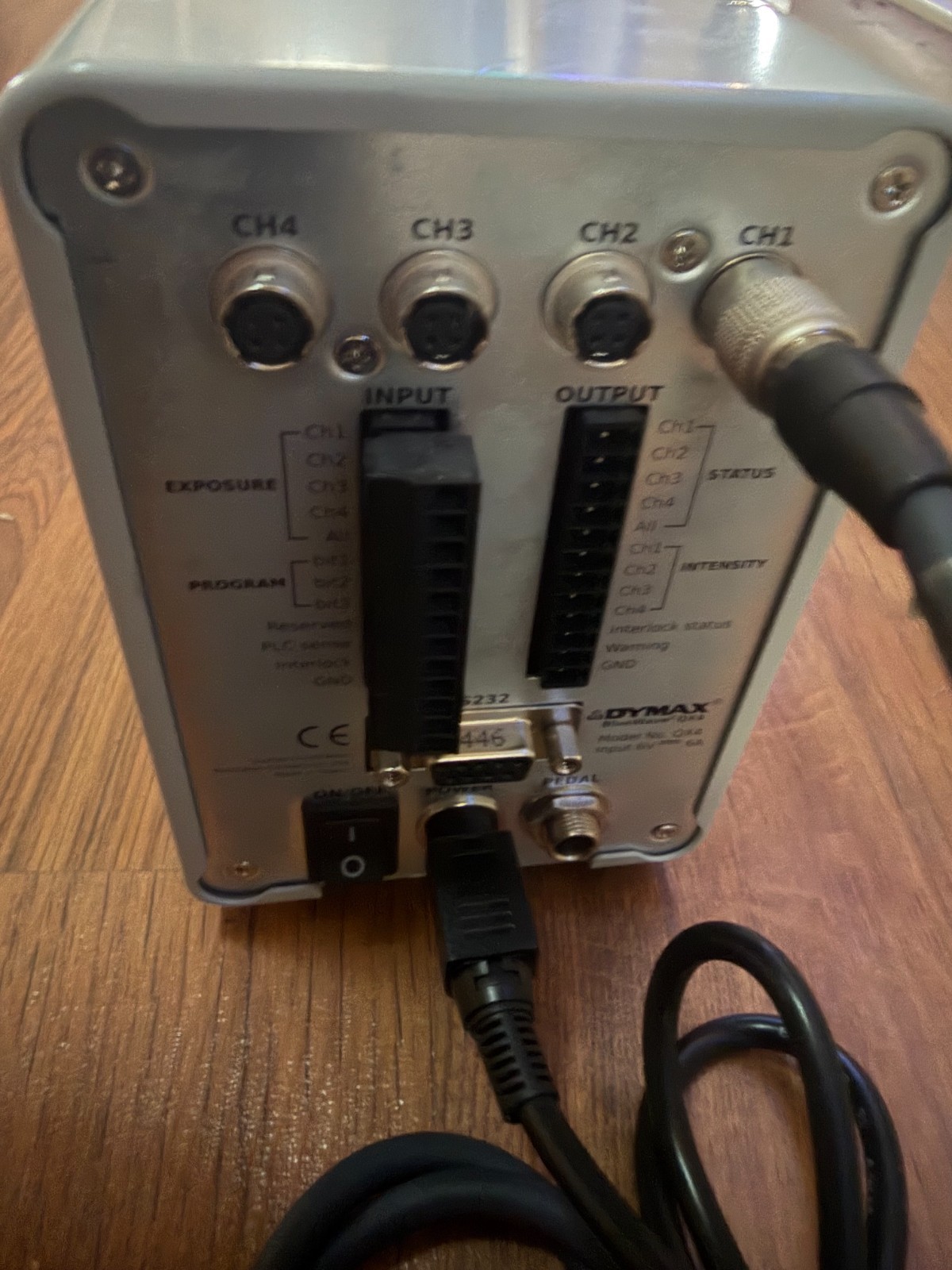 Dymax Bluewave QX4 LED Spot-Cure Controller with Redicure Lens and Power Supply