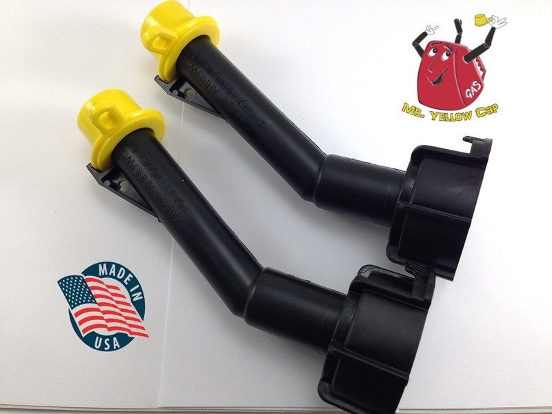2 – Blitz Gas Can Nozzle Spouts Rings Caps Replacement Vintage 900302 900092