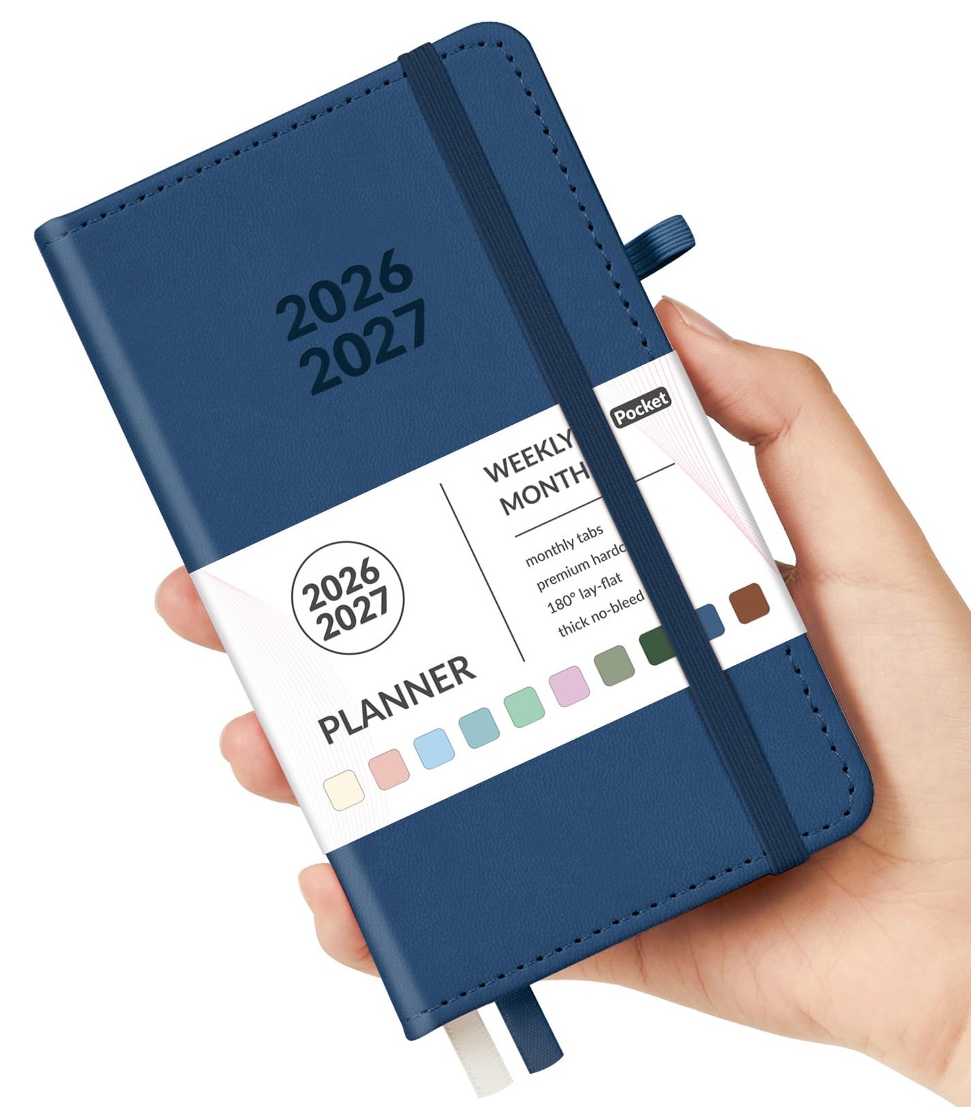 Pocket Planner 2026-2027, Weekly Monthly Planners for Purse, 3.5″ x 6″, July 202