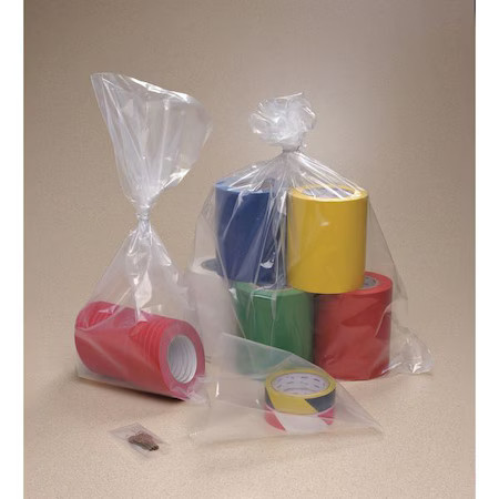 Open Poly Bags, 12″ X 9″, 1 Mil, Clear, None, 1000 Pk, 9Len9
