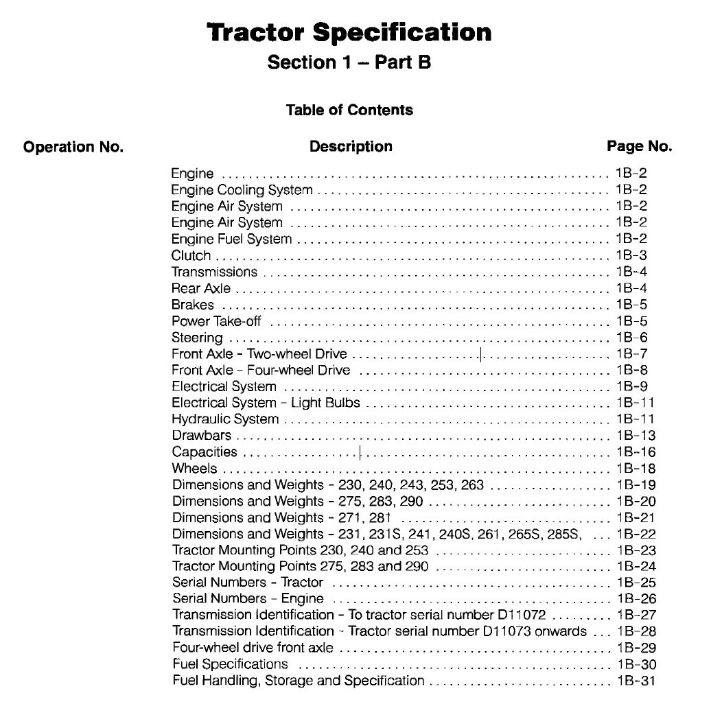 Massey Ferguson Tractors Service Manual Repair 230 231 231S 235 240 241 243 245