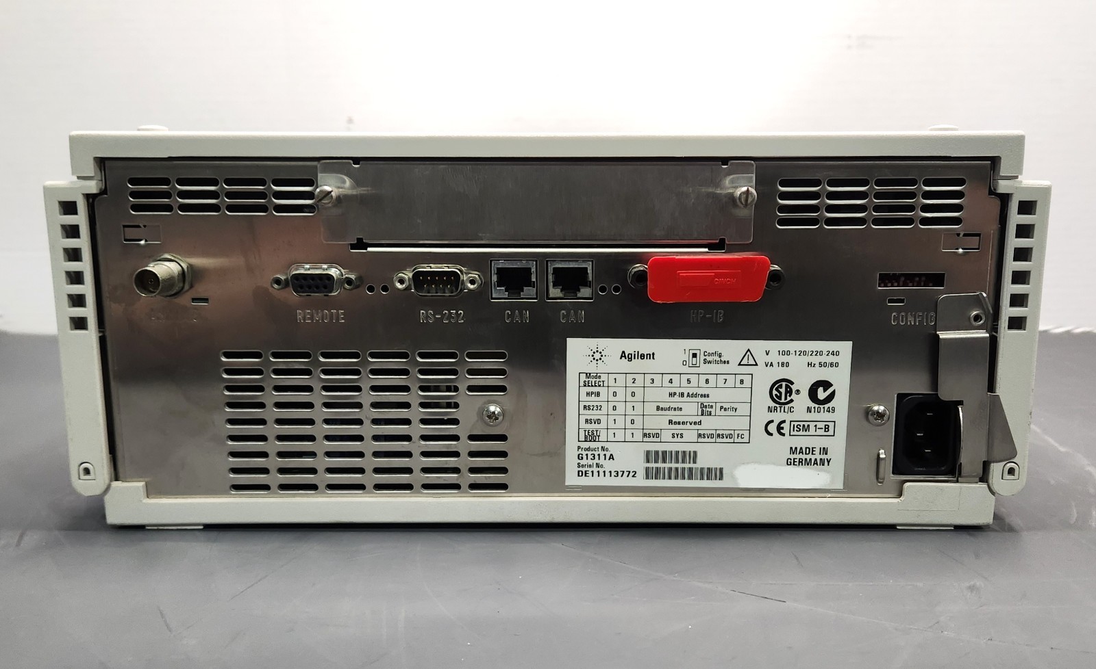 Agilent 1100 Series G1311A Quat Pump (HPLC) Solvent Delivery Unit Power Tested