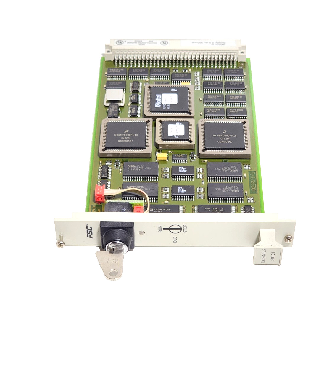 Honeywell 10020/1/2 FSC CPU Module 5VDC 300mA W/KEY USED.