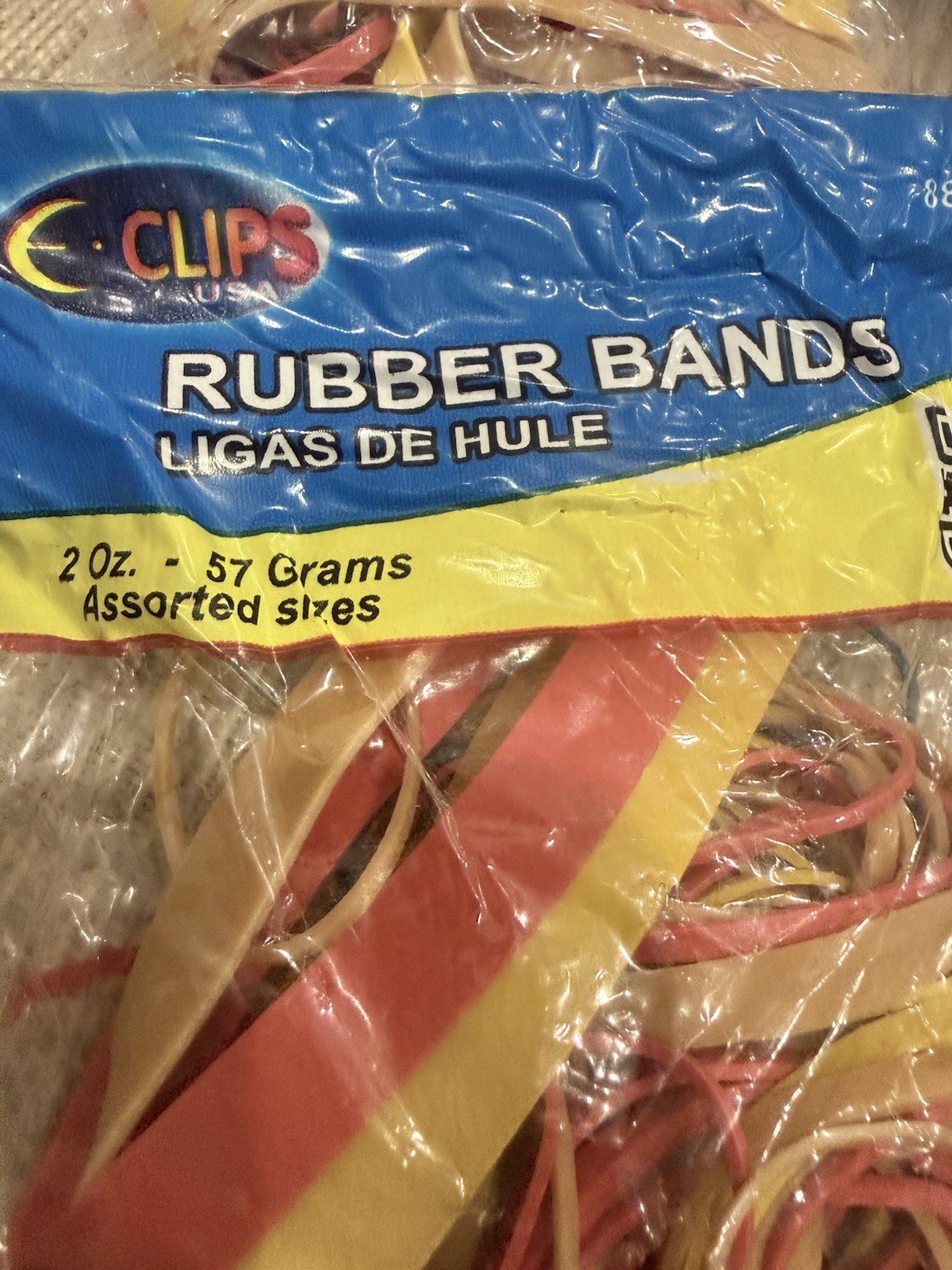Rubber Bands Assorted Sizes 0.5 lb WT Strong Elastic Bands for Home, Office Etc