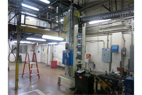 CURRIE CASE ELEVATOR CONVEYOR 36″ X 9′, 460V