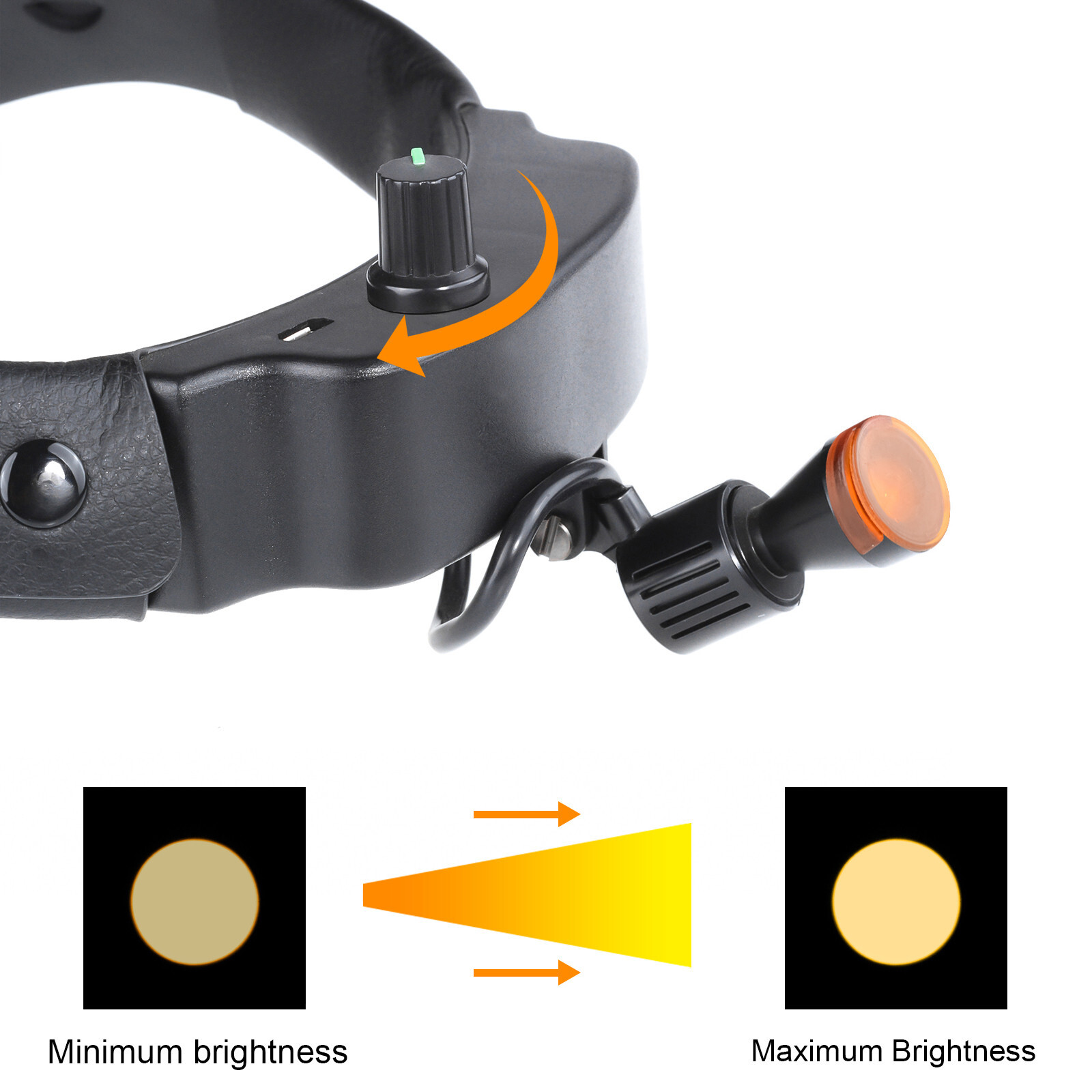 Ultralight Dental Medical Wireless Head Light ENT High Focus Lighting HeadLamp