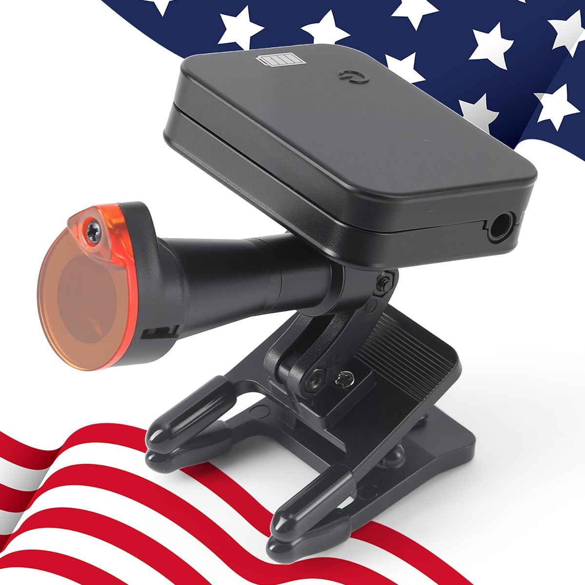 Wireless 5W Dental LED Clip-On Headlight 2 Magnetic Battery for Binocular Loupes