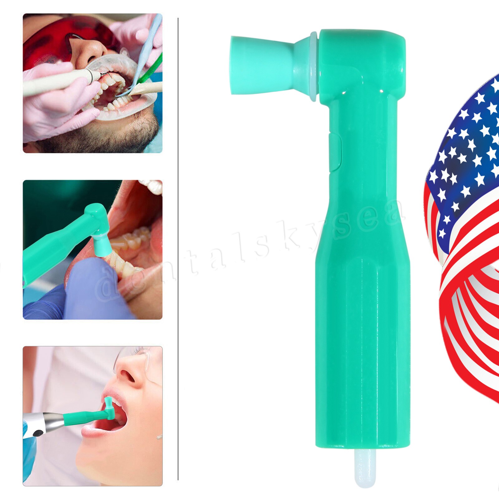 Dental （LED Fiber Optic）High Speed Handpiece (Quick Coupler 4Hole) Standard Head