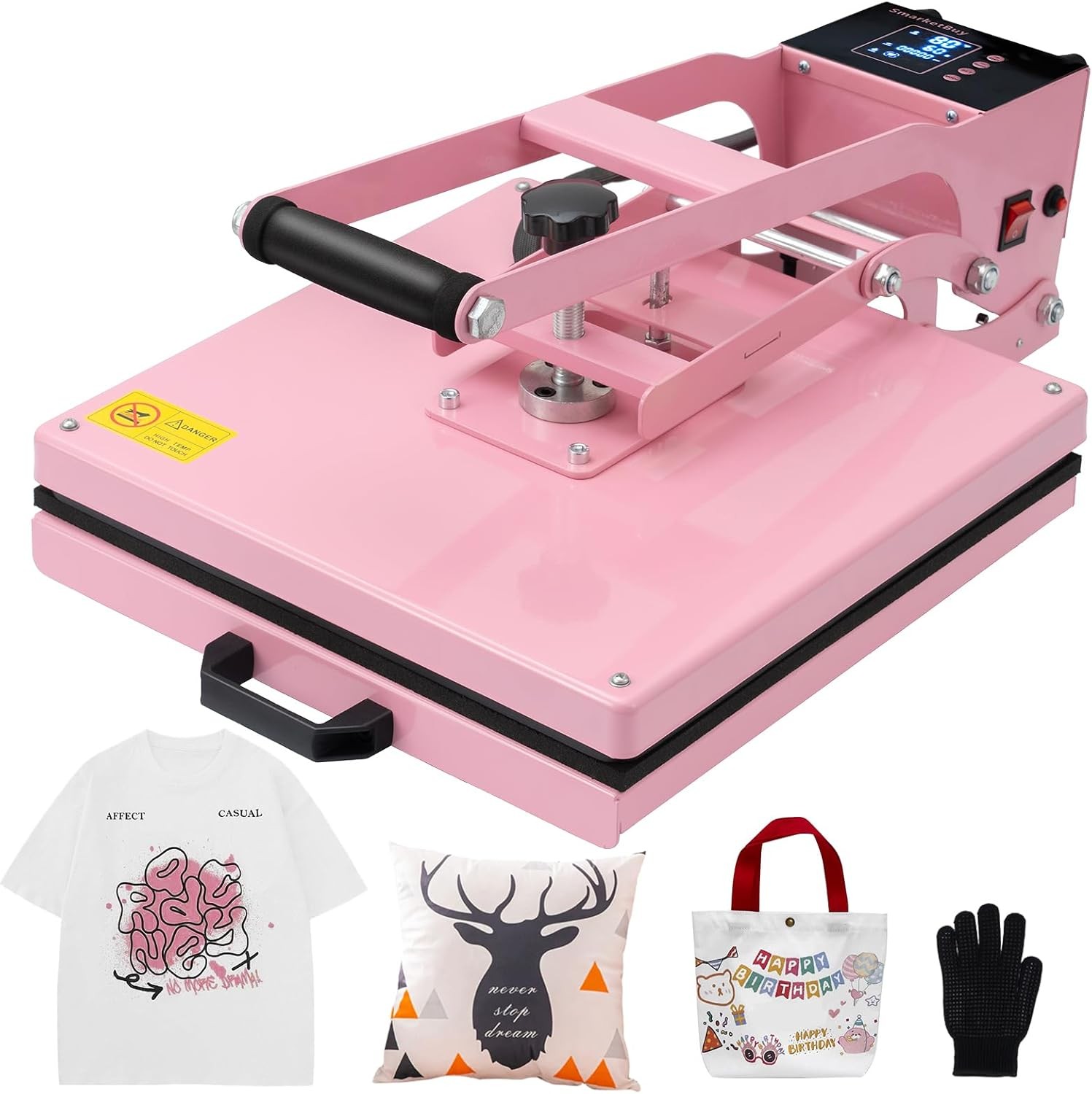 15″x15″ Digital Clamshell T-shirt Heat Press Machine Transfer Sublimation Print