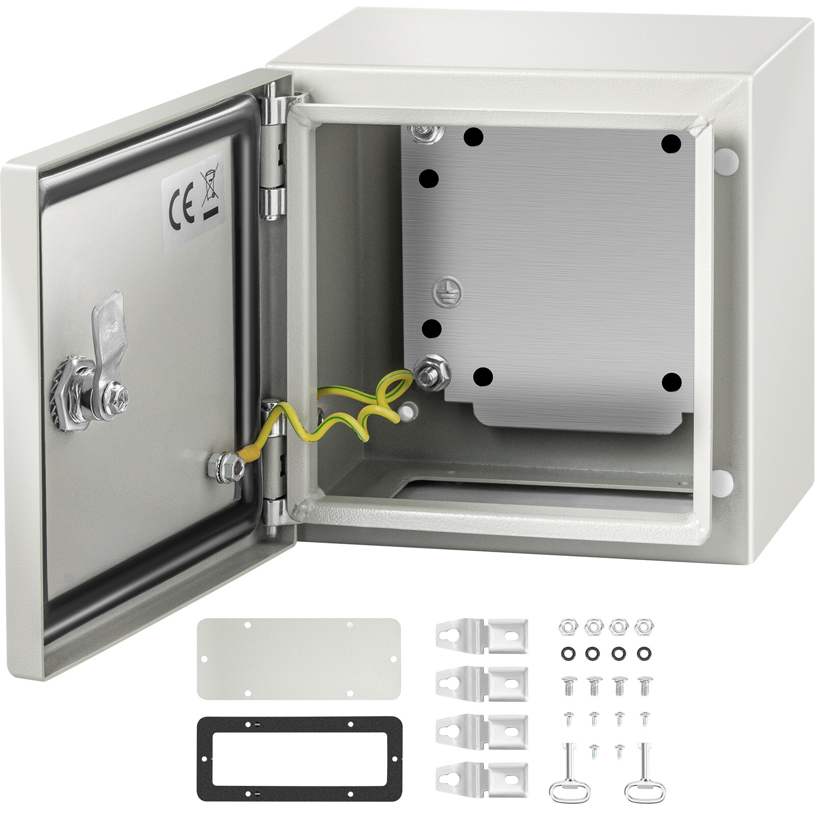 VEVOR Steel Electrical Box Electrical Enclosure Box 8 x 8 x6” Carbon Steel IP65