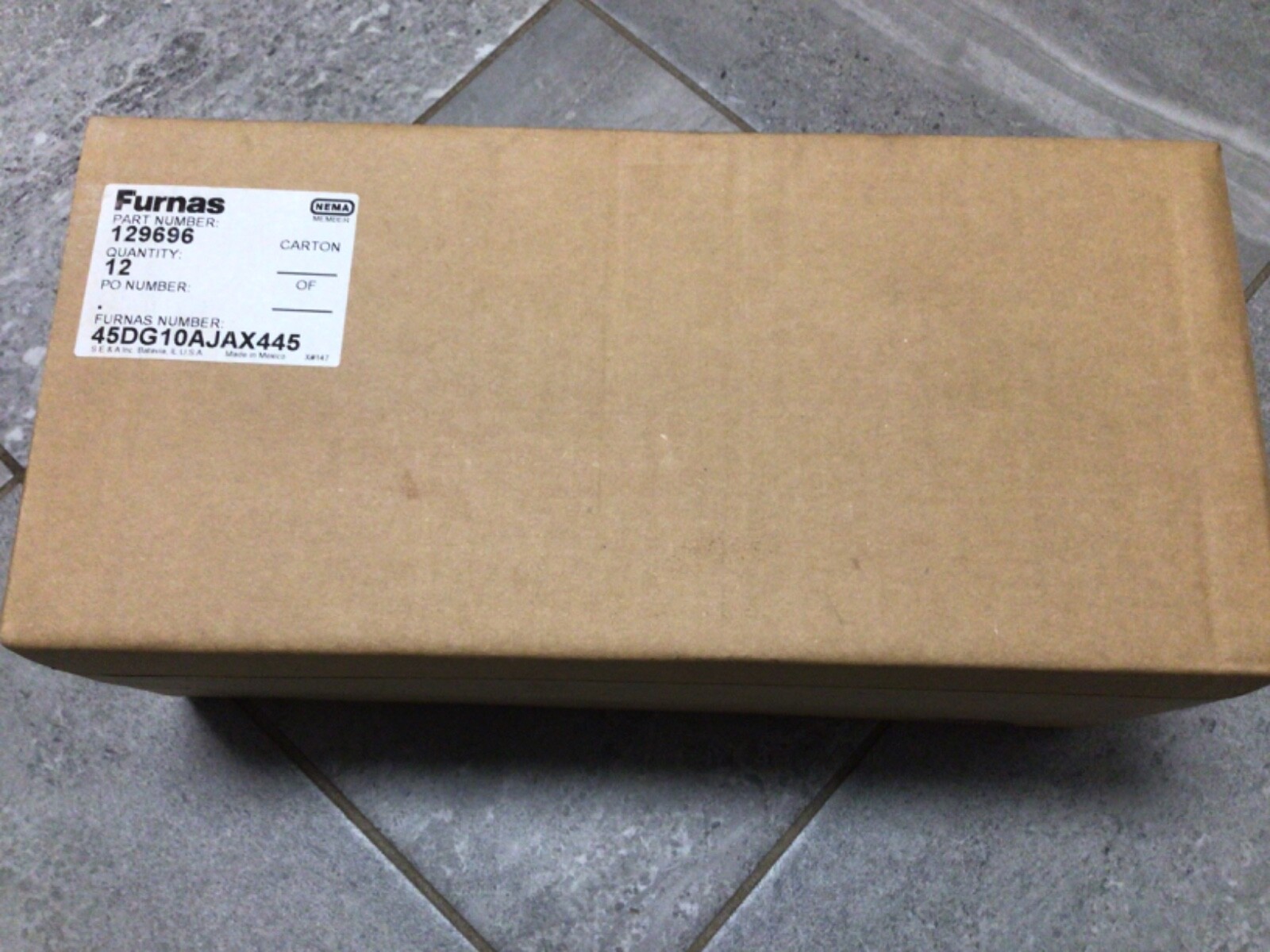 Lot of 12 Furnas Definite Purpose Contactor 24V 50HZ 24V 60HZ 45DG10AJAX445 NEW