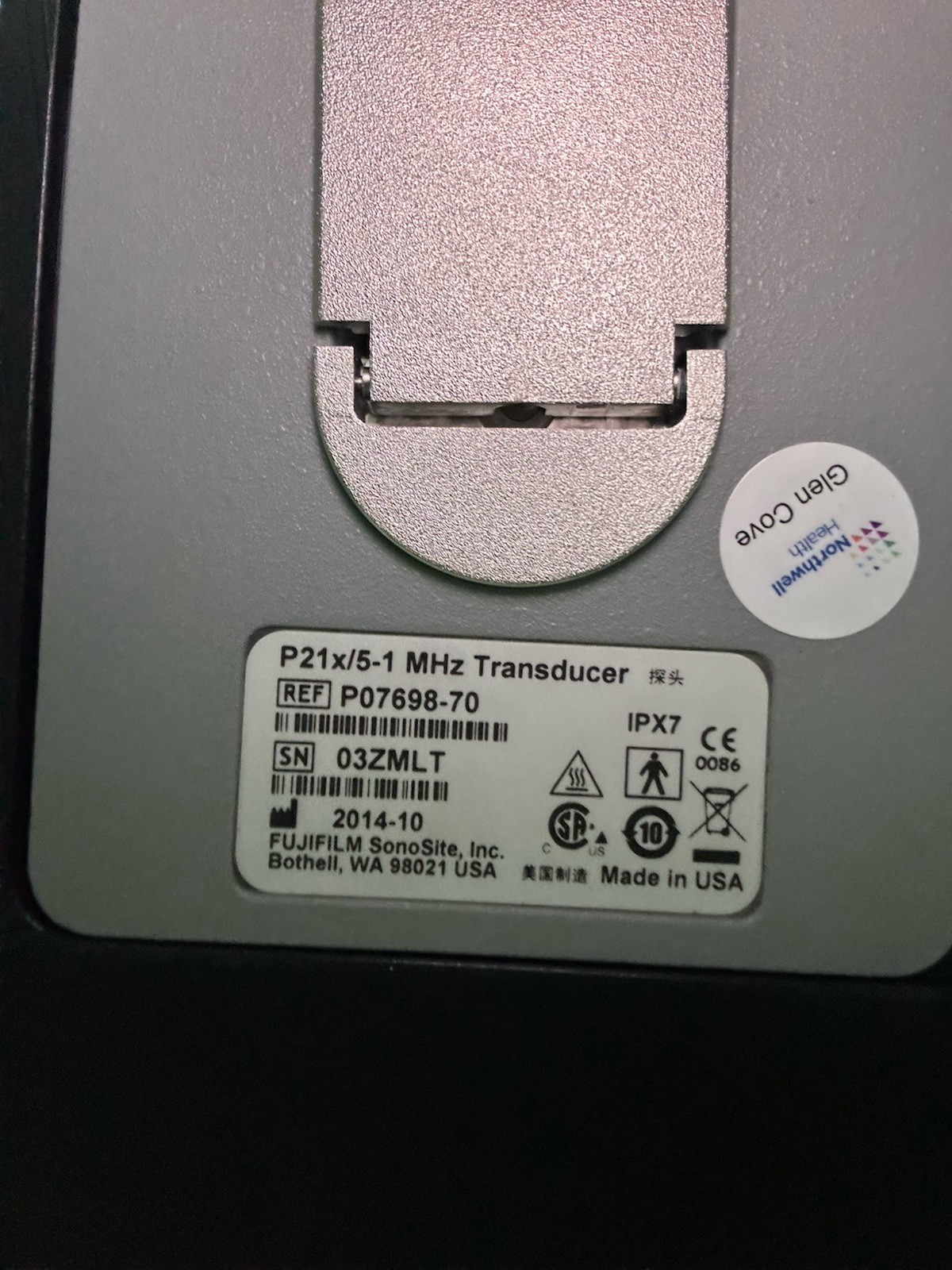 Sonosite M-turbo ultrasound With 13-6 Mhz Transducer and 5-1 Mhz Transducer