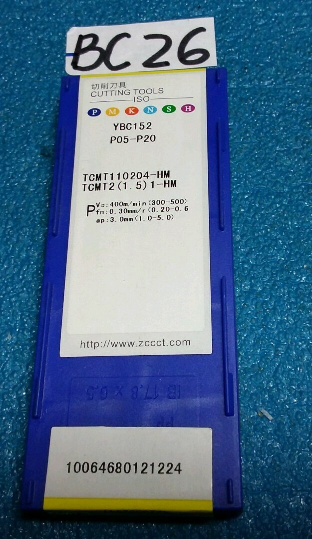 ZCC.CT TCMT110204-HM TCMT2(1.5)1-HM YBC152 CARBIDE INSERTS 10 PCS