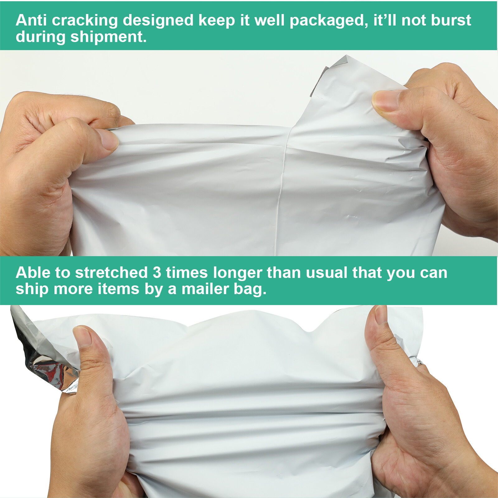 500 Bags 12×15.5″ 2.5 Mil Poly Mailers Plastic Envelopes Shipping Bags