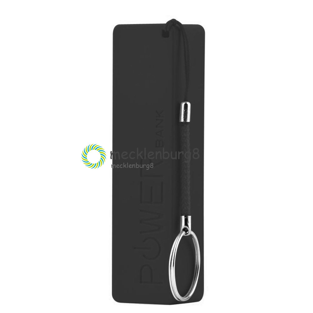 Black 1×18650 Portable USB Power Bank Charger Pack Box Battery Case