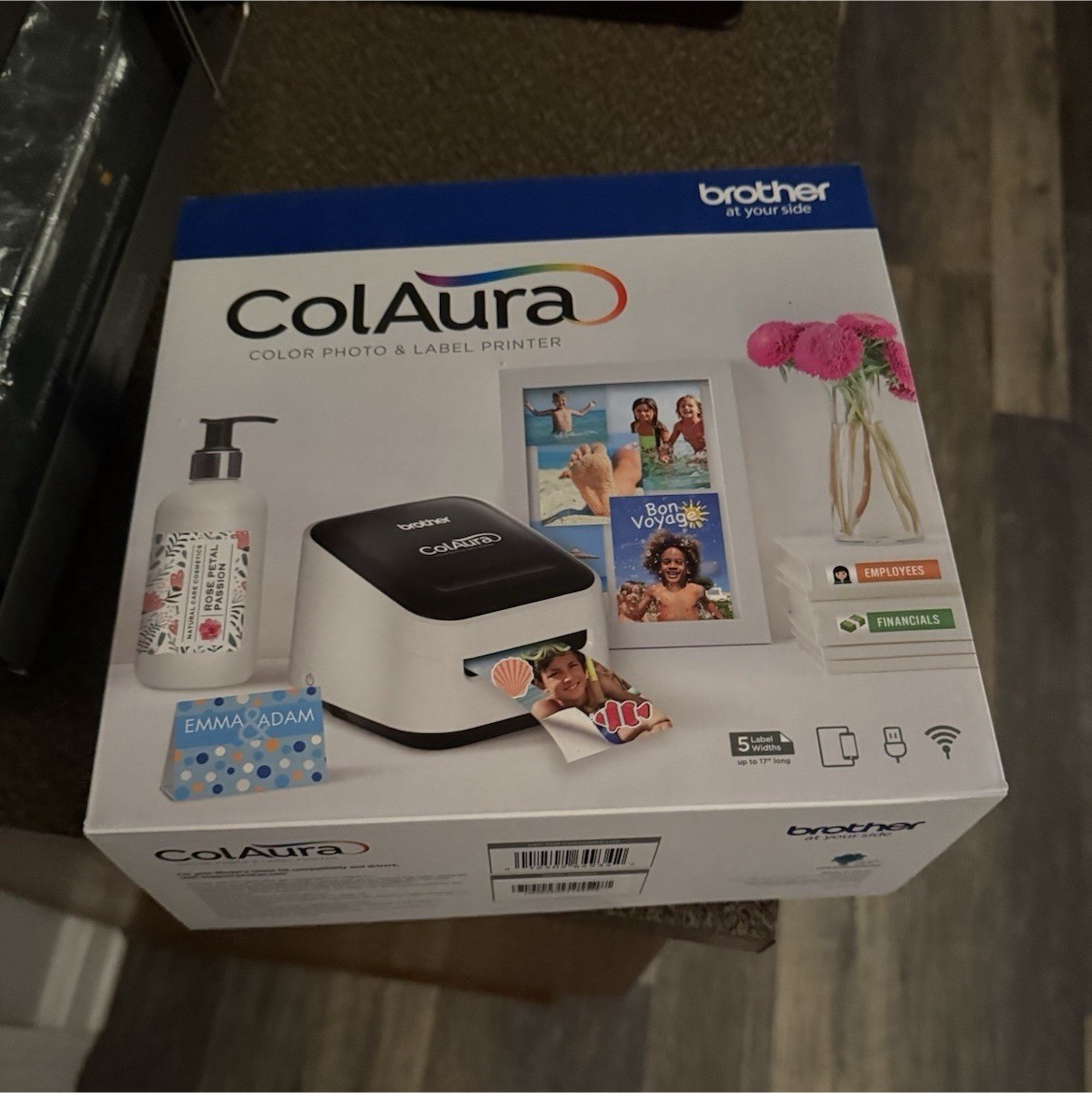 Brother ColAura Color Photo & Label Printer VC-500W, Model ColAura, MPN ColAura