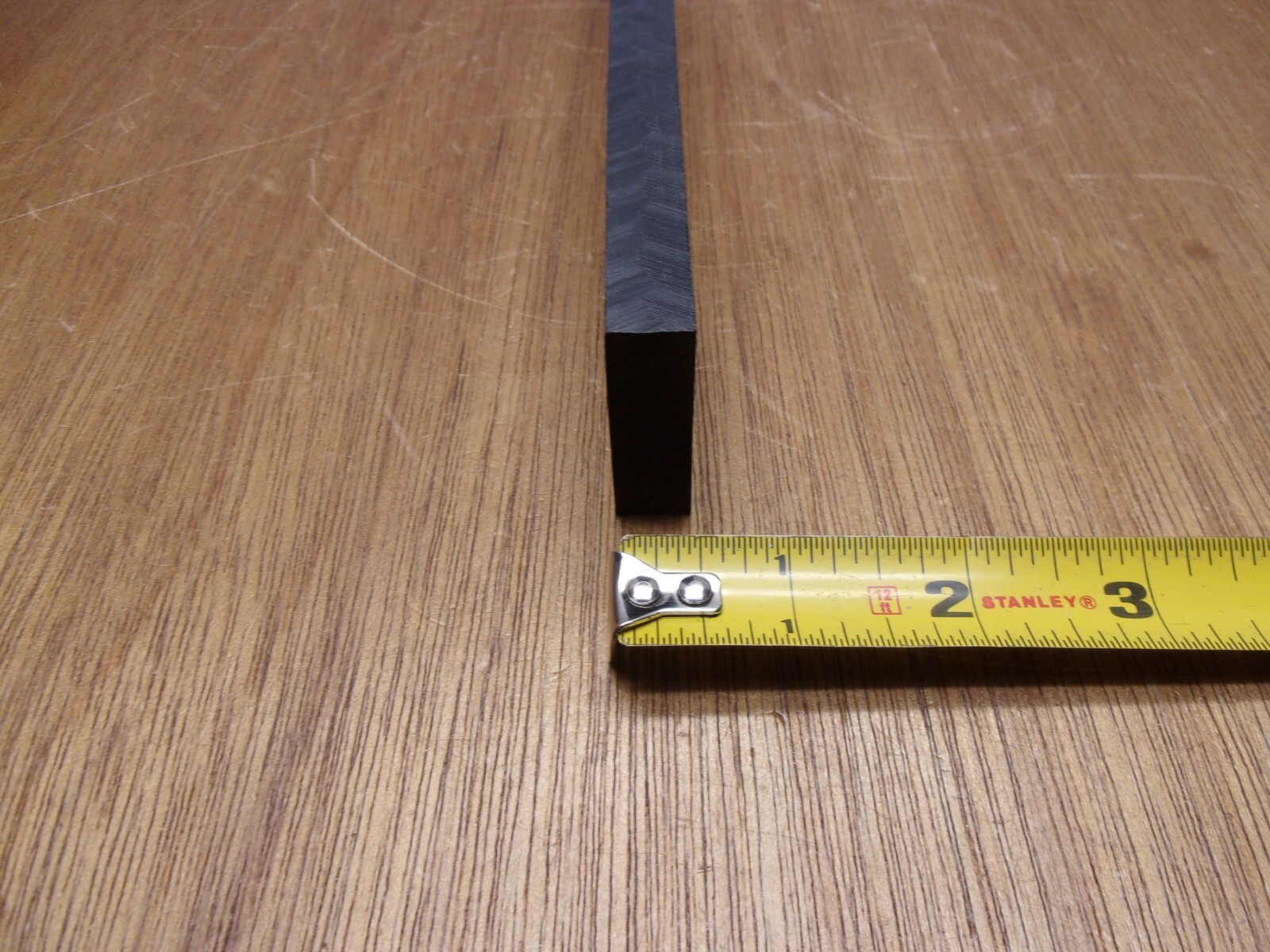 1-1/2″ X 1/2″ X 10″ UHMW PE Tivar Black Flat Bar Plate Stock FDA Compliant