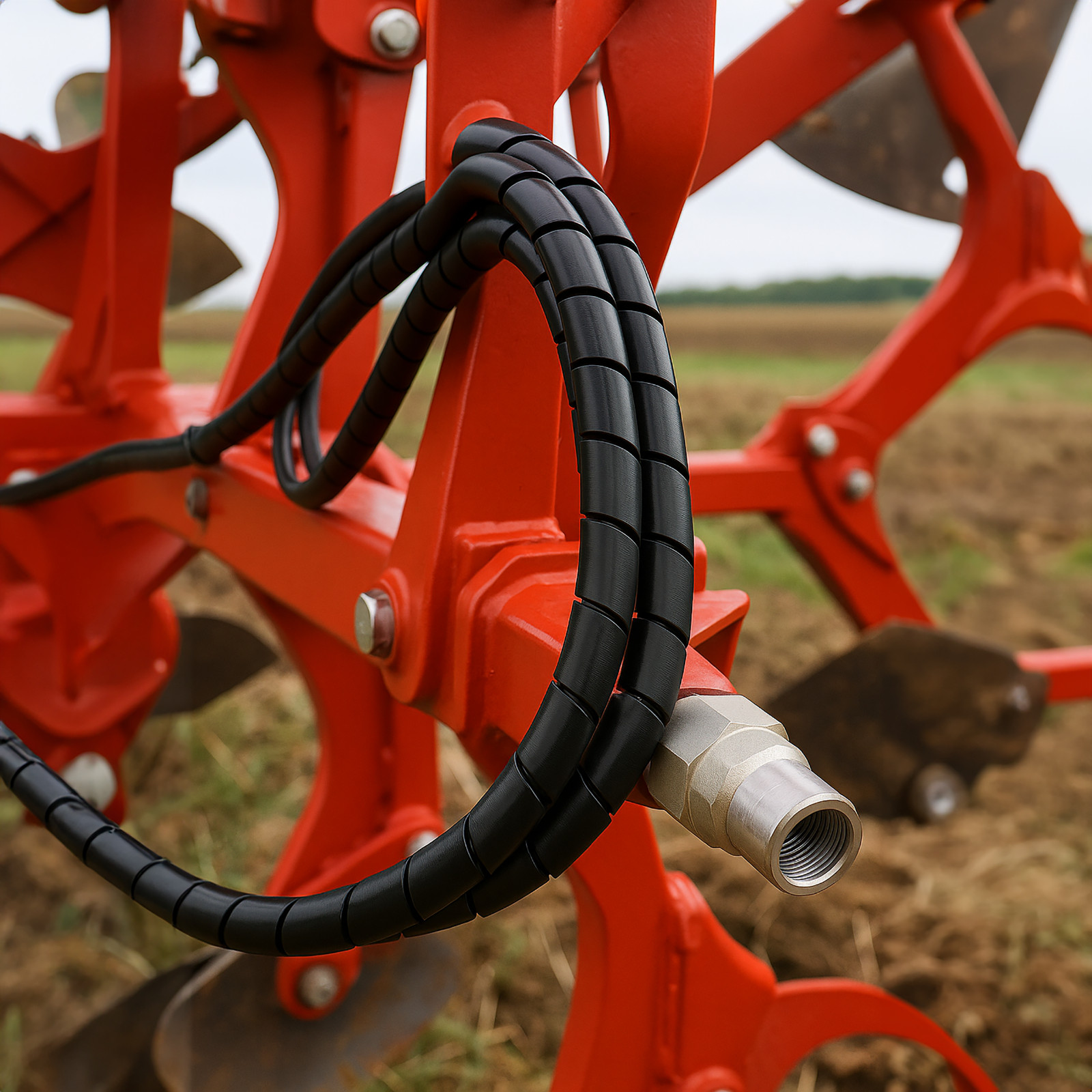 Heavy Duty (HDPE) Spiral Wrap – 1/2″ to 5″ Size Options – Protect Hoses & Cables