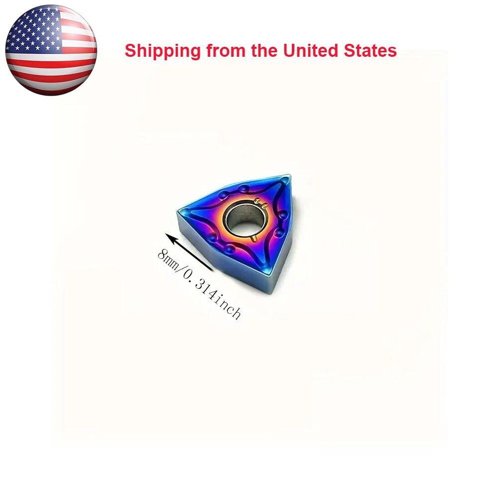 10pcs WNMG432 WNMG080408-MA Carbide Inserts Nano-Blue Coating Insert is Suitable