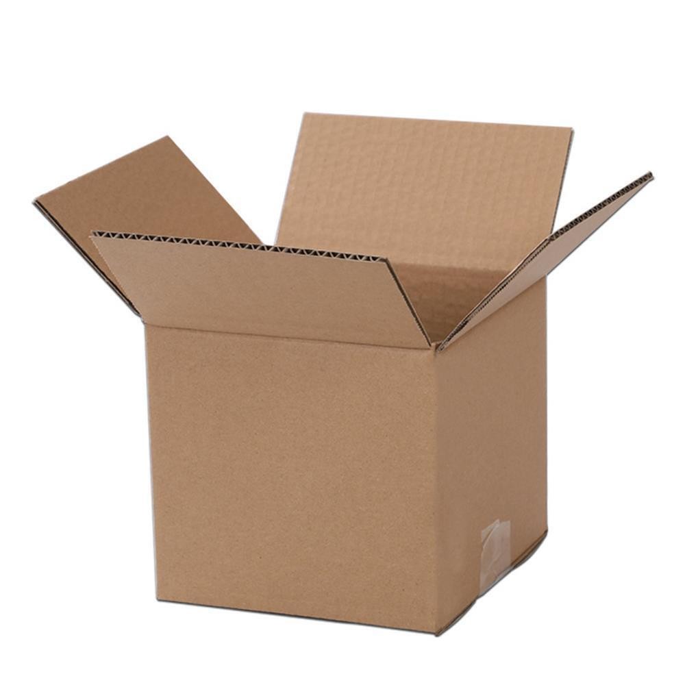 100 PCS 6x6x6 Packing Mailing Moving Shipping Boxes Corrugated Carton Paper Box
