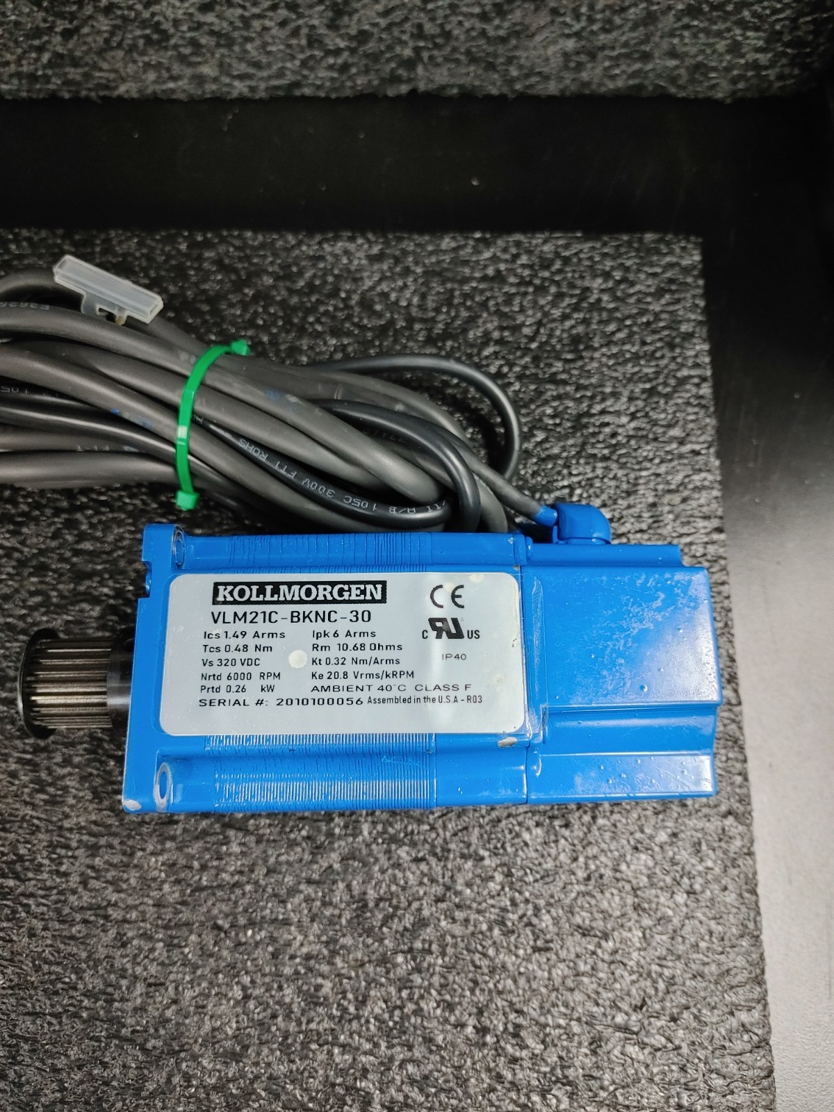 KOLLMORGEN VLM21C-BKNC-30 VLM Series Brushless Servo Motor